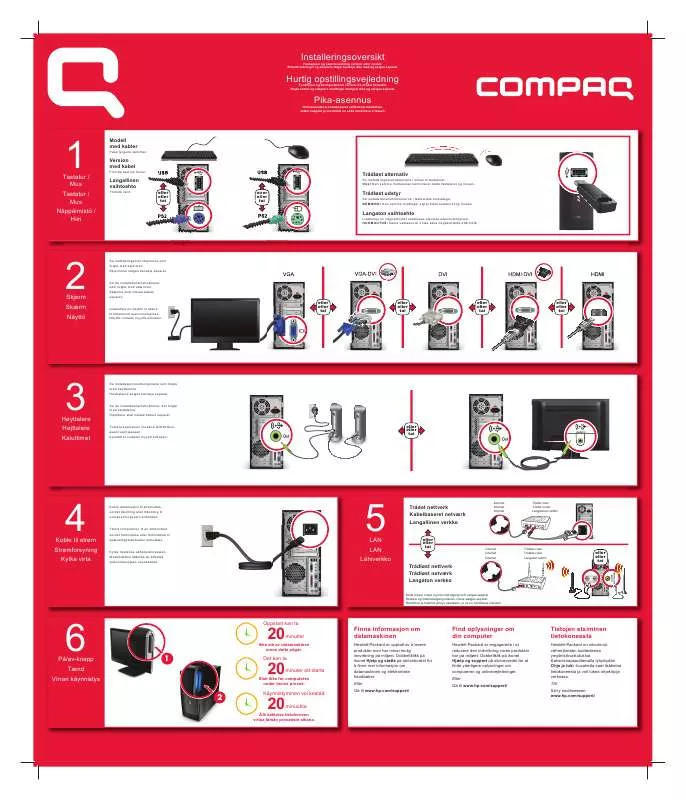 Mode d'emploi HP COMPAQ PRESARIO CQ5226