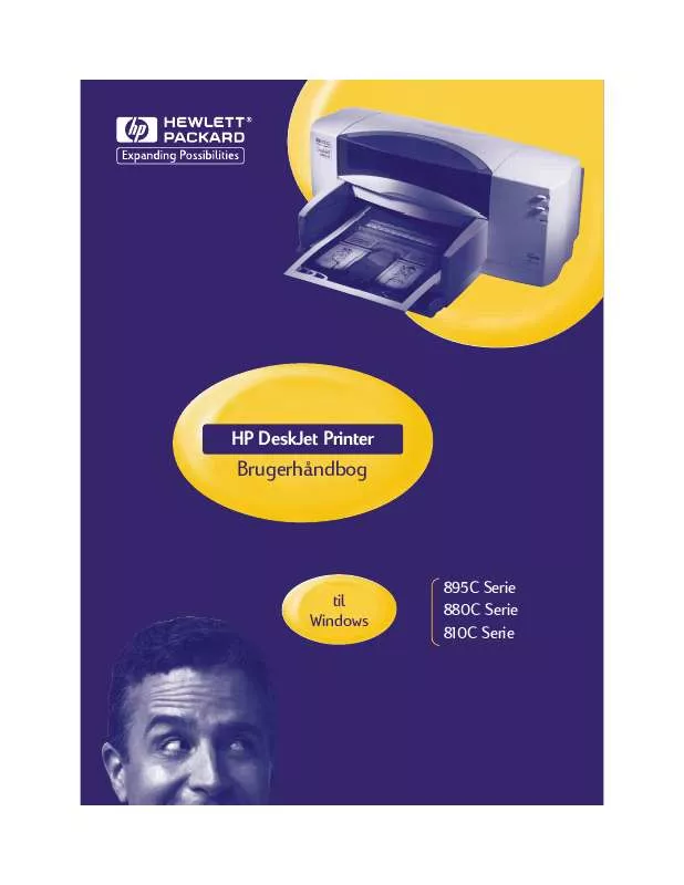 Mode d'emploi HP DESKJET 895C