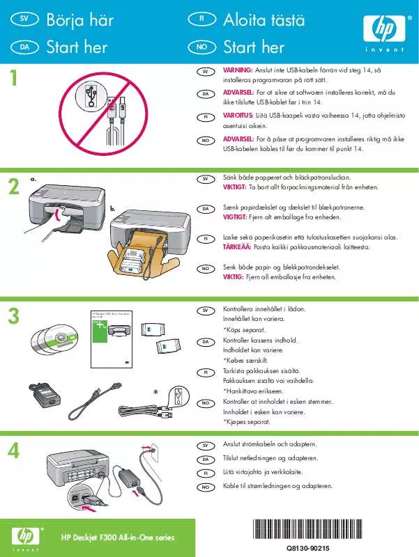 Mode d'emploi HP DESKJET F390