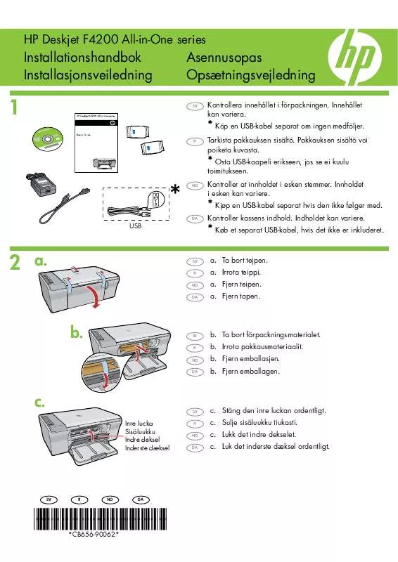 Mode d'emploi HP DESKJET F4272