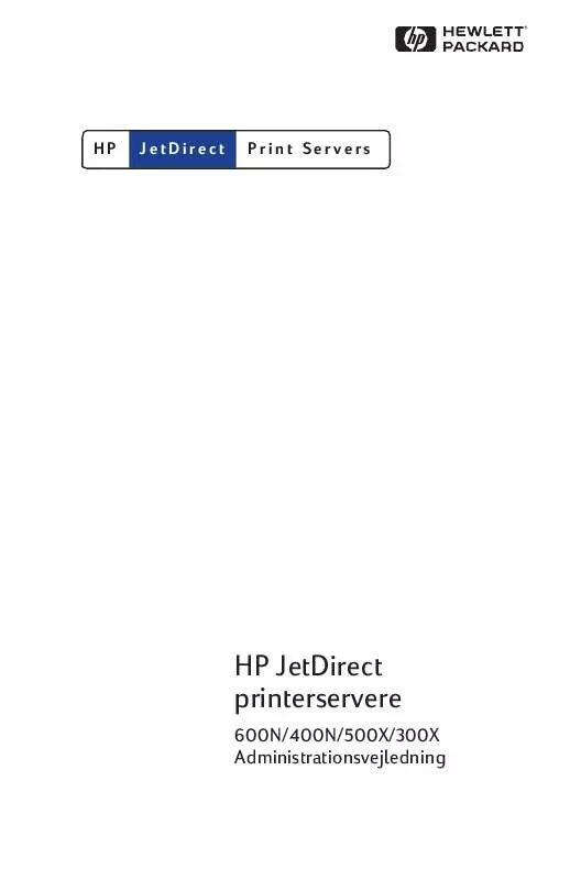 Mode d'emploi HP JETDIRECT 300X PRINT SERVER