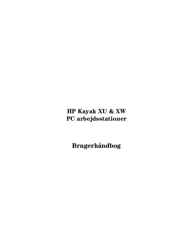 Mode d'emploi HP KAYAK XU 03XX