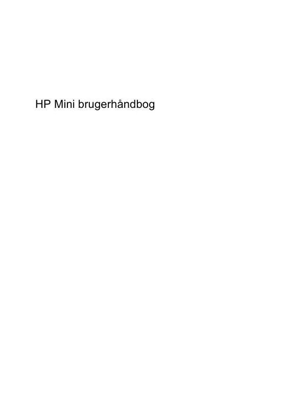 Mode d'emploi HP MINI 110-1115SA