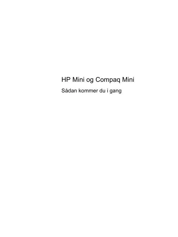 Mode d'emploi HP MINI 110-3701SA