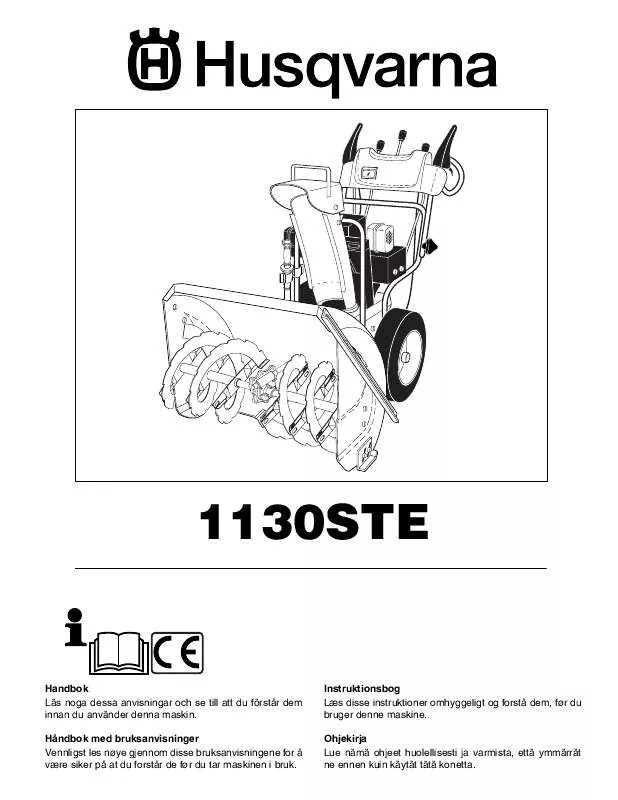 Mode d'emploi HUSQVARNA 1130STE