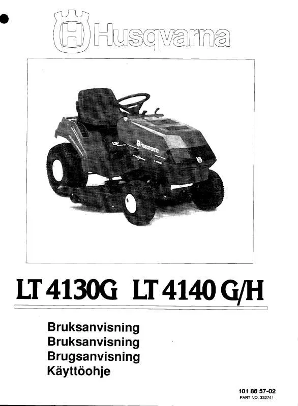 Mode d'emploi HUSQVARNA LT4140H