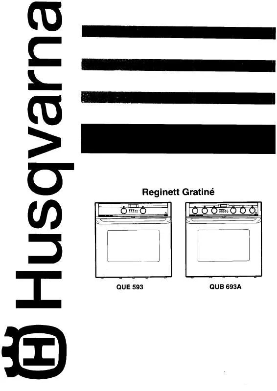 Mode d'emploi HUSQVARNA QUB693A-G