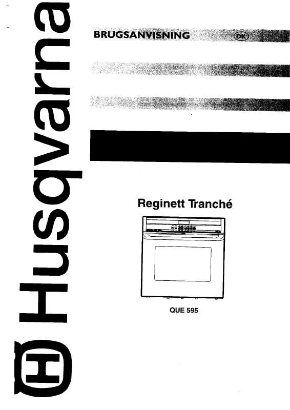 Mode d'emploi HUSQVARNA QUE595