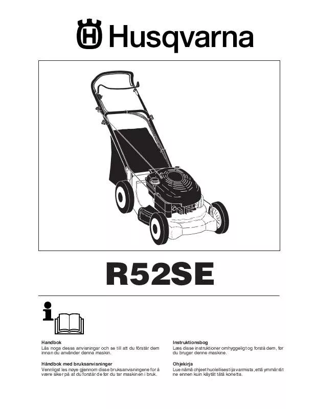 Mode d'emploi HUSQVARNA R52ED