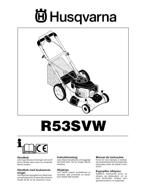 Mode d'emploi HUSQVARNA R53 SVW