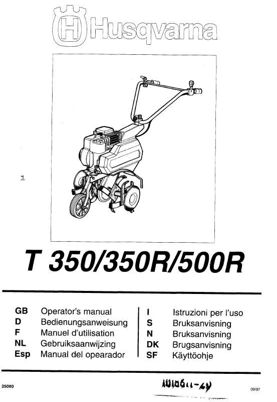 Mode d'emploi HUSQVARNA T350