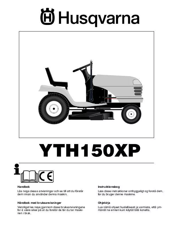 Mode d'emploi HUSQVARNA YTH 150 XP