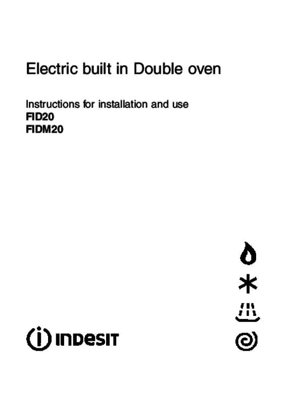 Mode d'emploi INDESIT FID20