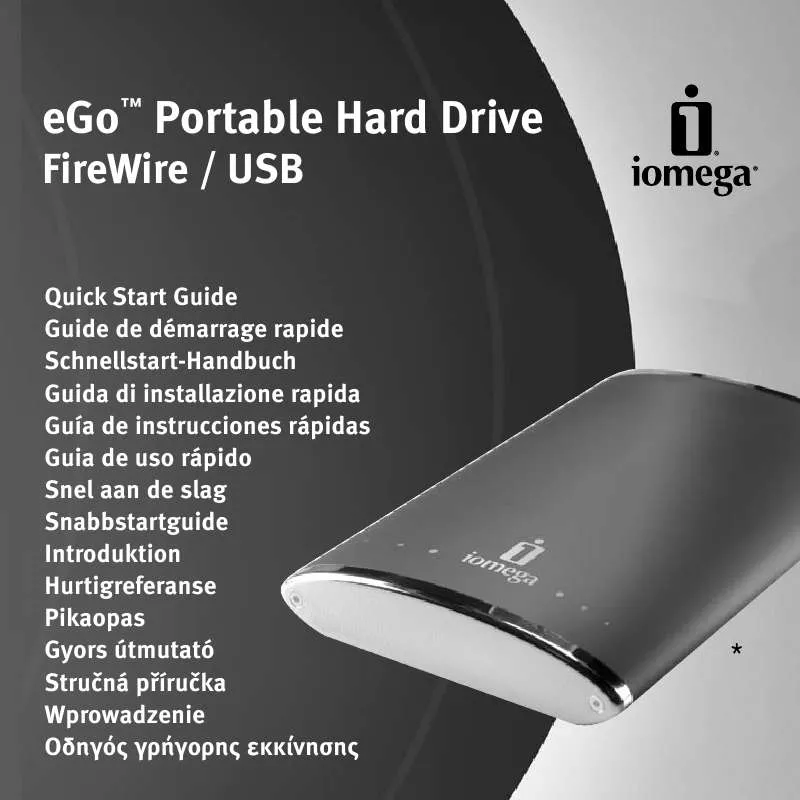 Mode d'emploi IOMEGA EGO PORTABLE USB