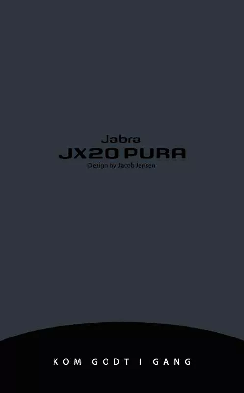 Mode d'emploi JABRA JX 20 PURA