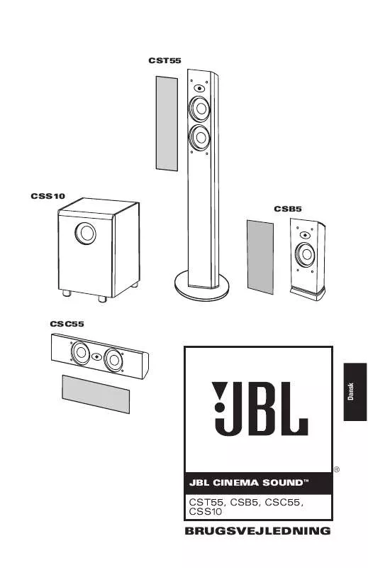 Mode d'emploi JBL CS 1500 (220-240V)