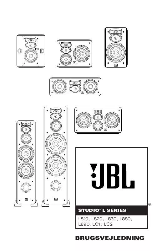 Mode d'emploi JBL L890 (220-240V)