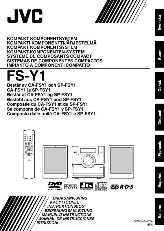 Mode d'emploi JVC FSY1