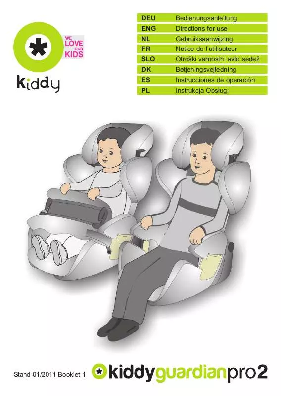 Mode d'emploi KIDDY GUARDIAN PRO 2