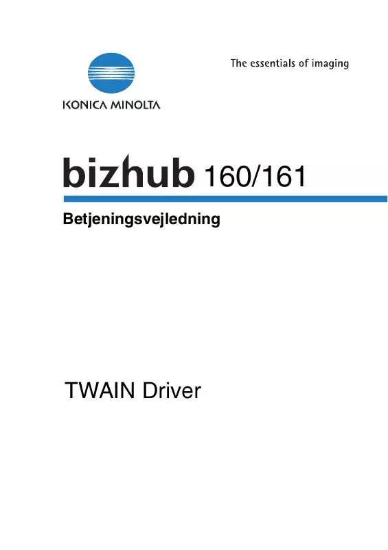 Mode d'emploi KONICA MINOLTA BIZHUB 160