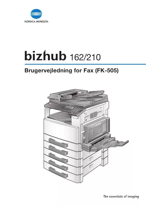 Mode d'emploi KONICA MINOLTA BIZHUB 210