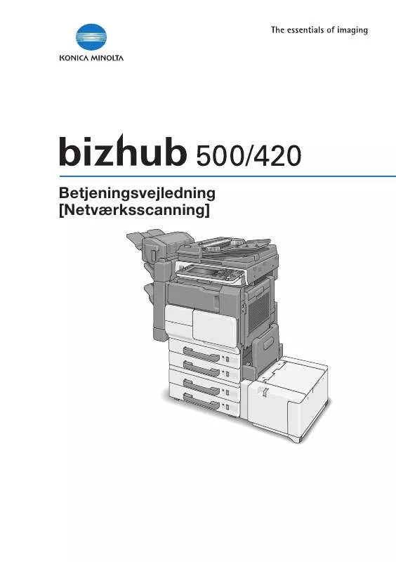 Mode d'emploi KONICA MINOLTA BIZHUB 500