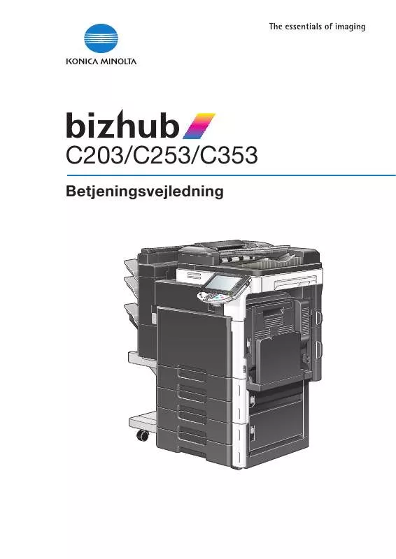 Mode d'emploi KONICA MINOLTA BIZHUB C203