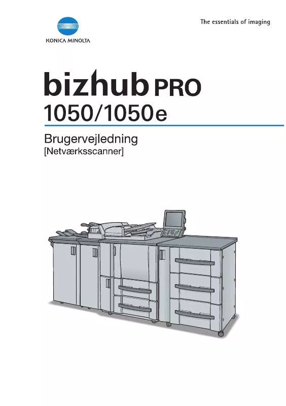 Mode d'emploi KONICA MINOLTA BIZHUB PRO 1050E