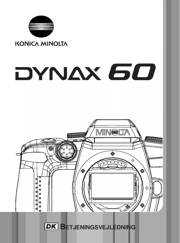 Mode d'emploi KONICA MINOLTA DYNAX 60