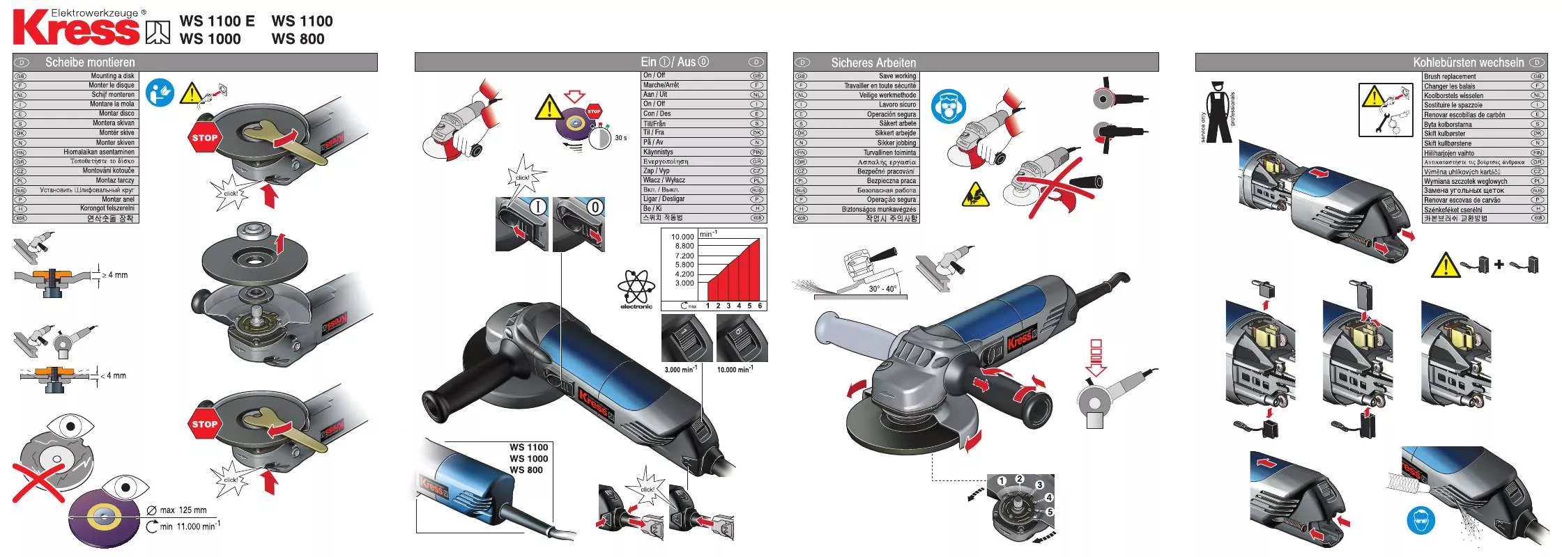 Mode d'emploi KRESS WS 1100