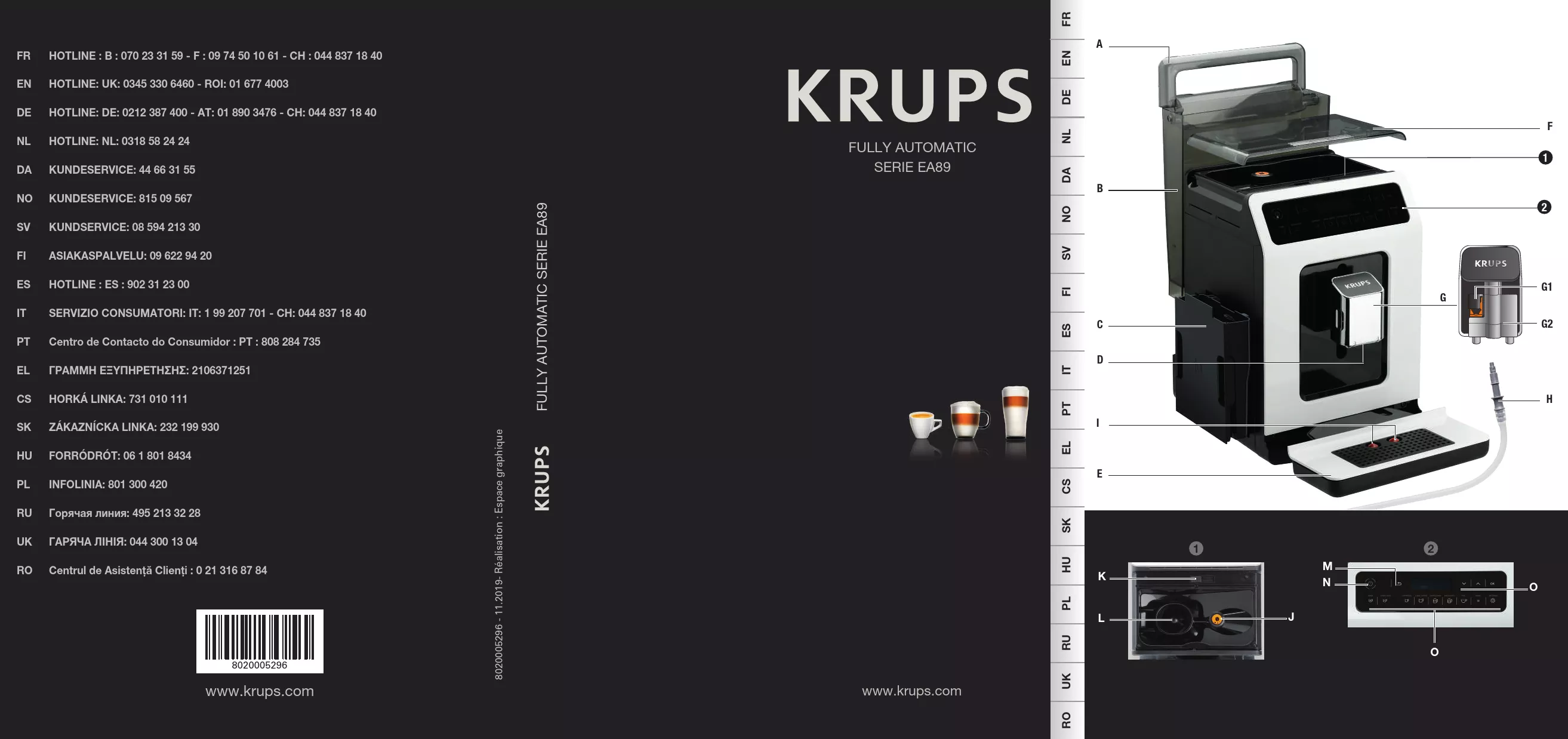 Mode d'emploi KRUPS EA 8908