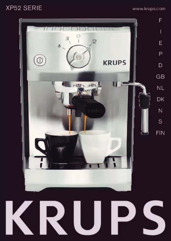 Mode d'emploi KRUPS XP52