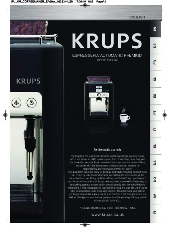 Mode d'emploi KRUPS YY8111 FD