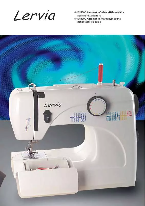 Mode d'emploi LERVIA KH 4000 AUTOMATIC FREE-ARM SEWING MACHINE