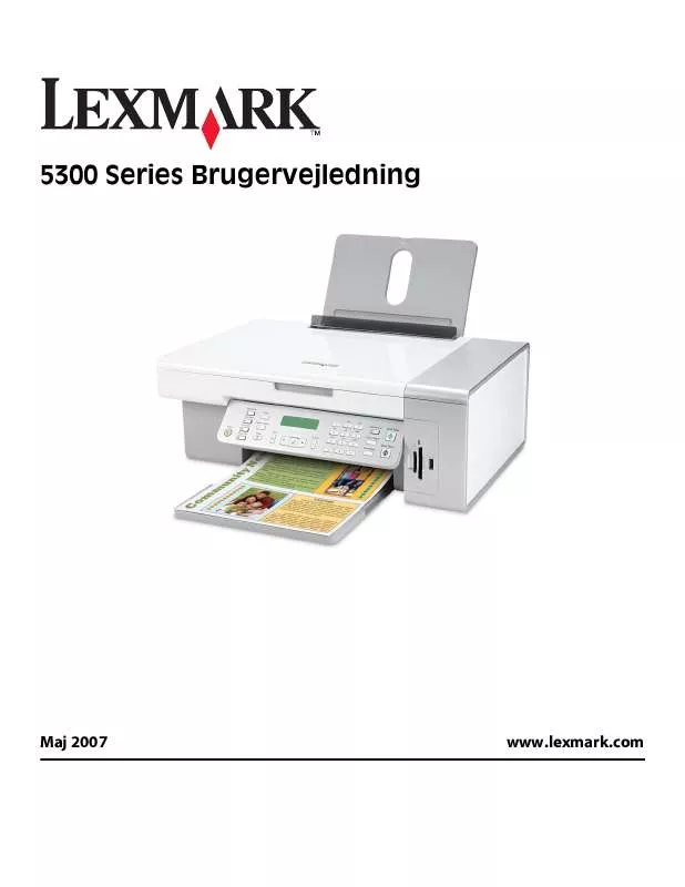 Mode d'emploi LEXMARK X5340