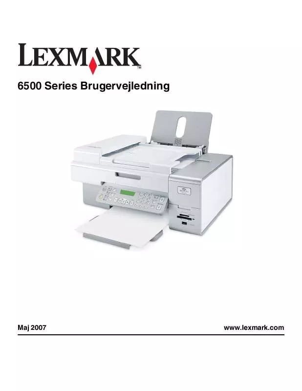 Mode d'emploi LEXMARK X6570