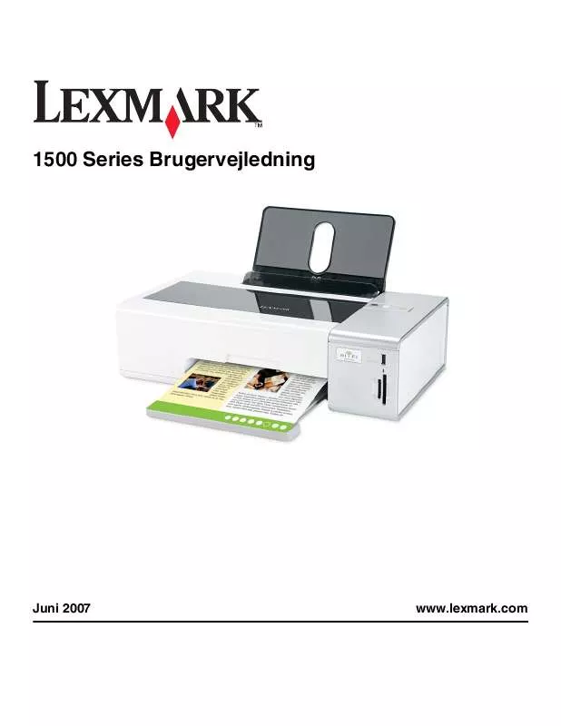 Mode d'emploi LEXMARK Z1520