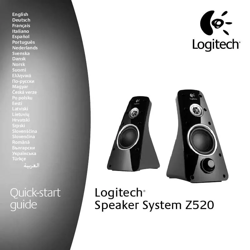 Mode d'emploi LOGITECH Z520