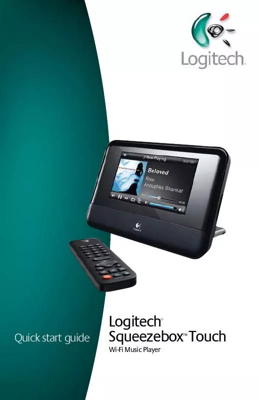 Mode d'emploi LOGITECH SQUEEZEBOX TOUCH