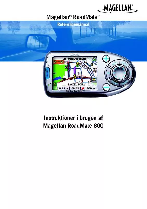 Mode d'emploi MAGELLAN ROADMATE 800