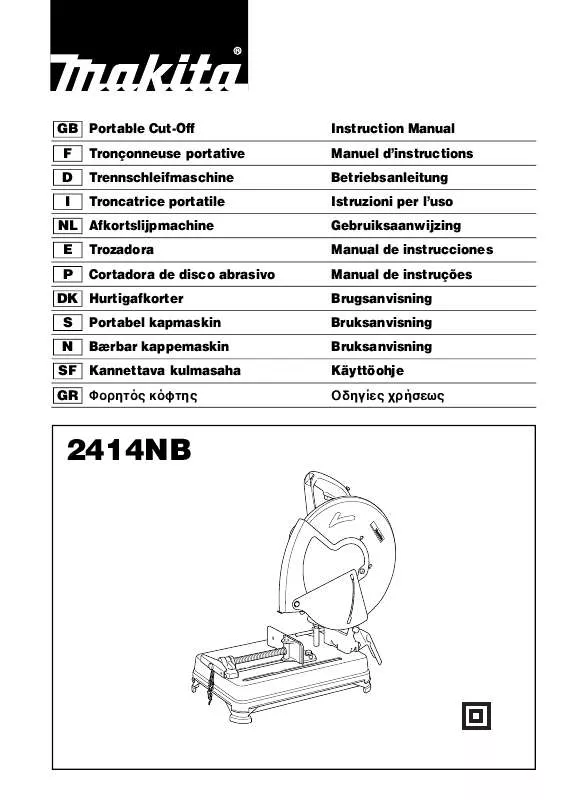 Mode d'emploi MAKITA 2414NB