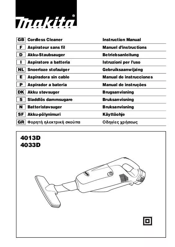 Mode d'emploi MAKITA 4013D