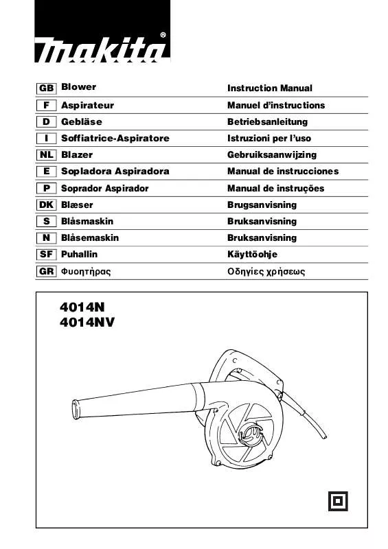 Mode d'emploi MAKITA 4014N