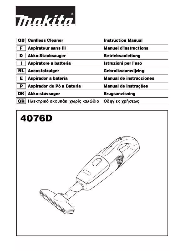 Mode d'emploi MAKITA 4076D