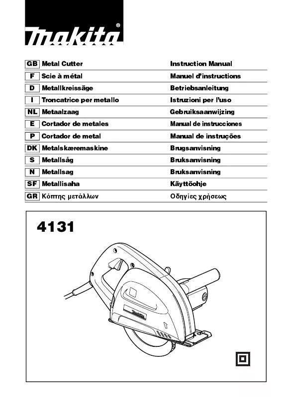 Mode d'emploi MAKITA 4131