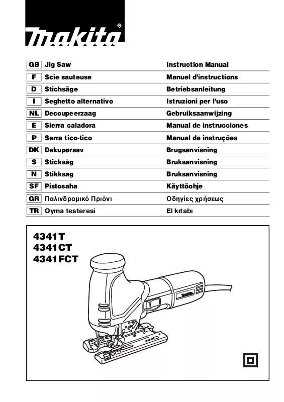 Mode d'emploi MAKITA 4341CT