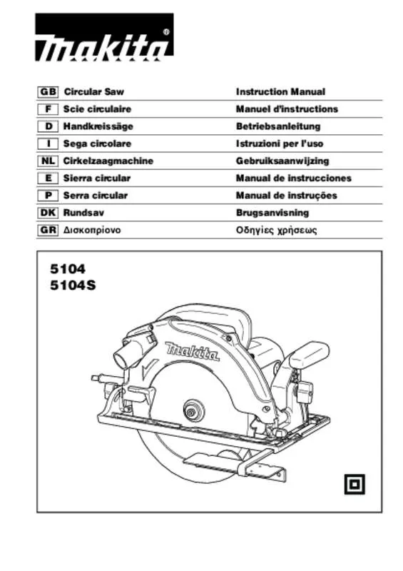 Mode d'emploi MAKITA 5104S