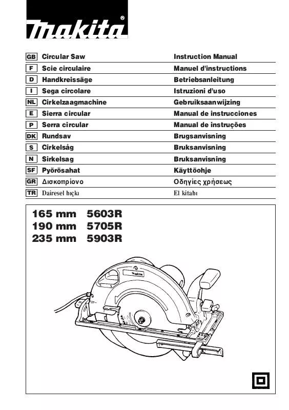 Mode d'emploi MAKITA 5705RK