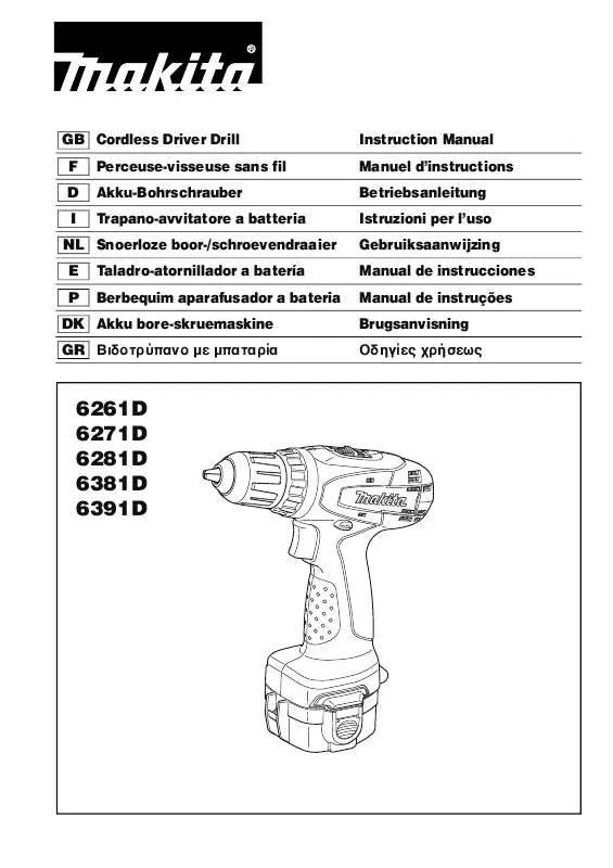 Mode d'emploi MAKITA 6271D