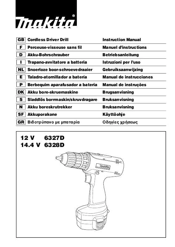 Mode d'emploi MAKITA 6327D